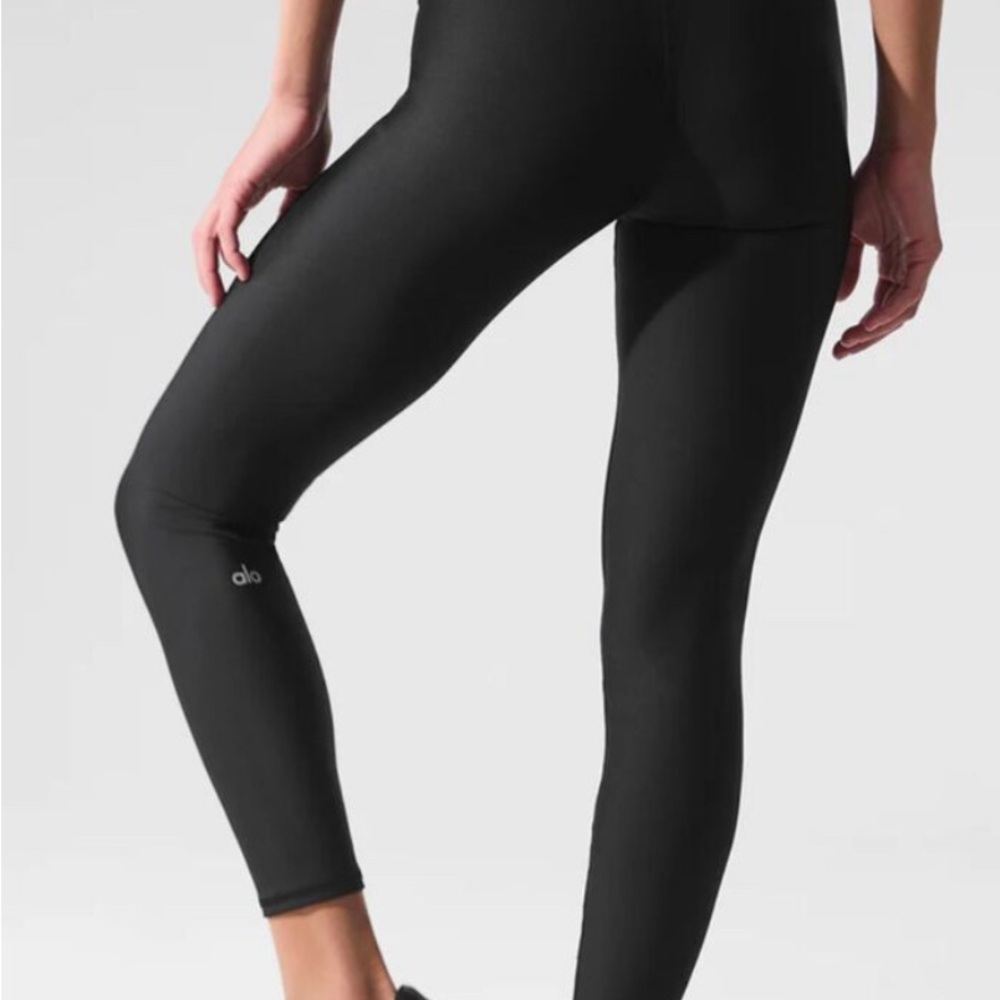 ALO Yoga Black High-Waisted 7/8 Leggings